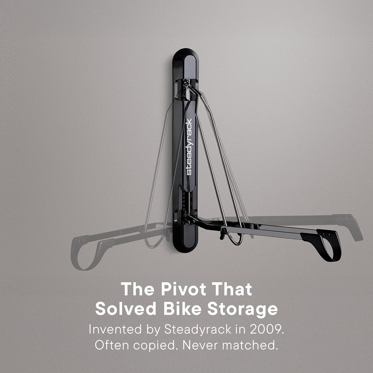 imageSteadyrack ProFlex Narrow  GearMate Pack  Vertical Bike Rack ampamp Gear Storage System  SpaceSaving Wall Storage  Over 200 Configurations  Fits Road Gravel BMX Fender Bikes and more