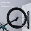 imageSteadyrack Bike Rack for Mountain Bikes  The Original Wall Mounted Vertical Bike Storage  Fits Wide Tires  Space Saving Pivot Design  HeavyDuty Steel Rack for Indoor Garage Apartment or Home UseProFlex Wide  1 Pack
