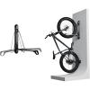 imageSteadyrack Bike Rack for Fat Bikes  The Original Wall Mounted Vertical Bike Storage  Fits Fat Tires  Space Saving Pivot Design  HeavyDuty Steel Rack for Indoor Garage Apartment or Home UseProflex Fat 1 Pack