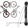imageSteadyrack Bike Rack for Mountain Bikes  The Original Wall Mounted Vertical Bike Storage  Fits Wide Tires  Space Saving Pivot Design  HeavyDuty Steel Rack for Indoor Garage Apartment or Home UseMTB Rack  Chrome Plated